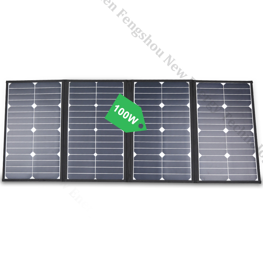Folding Solar Panel - شاحن لوحة شمسية محمول قابل للطي