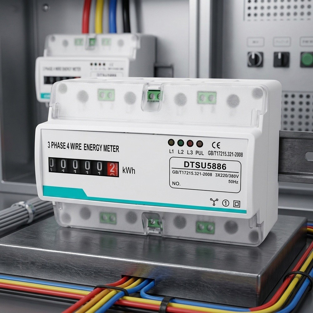 Energy Meter Bidirectional - عداد طاقة ثلاثي الأطوار رباعي الأسلاك