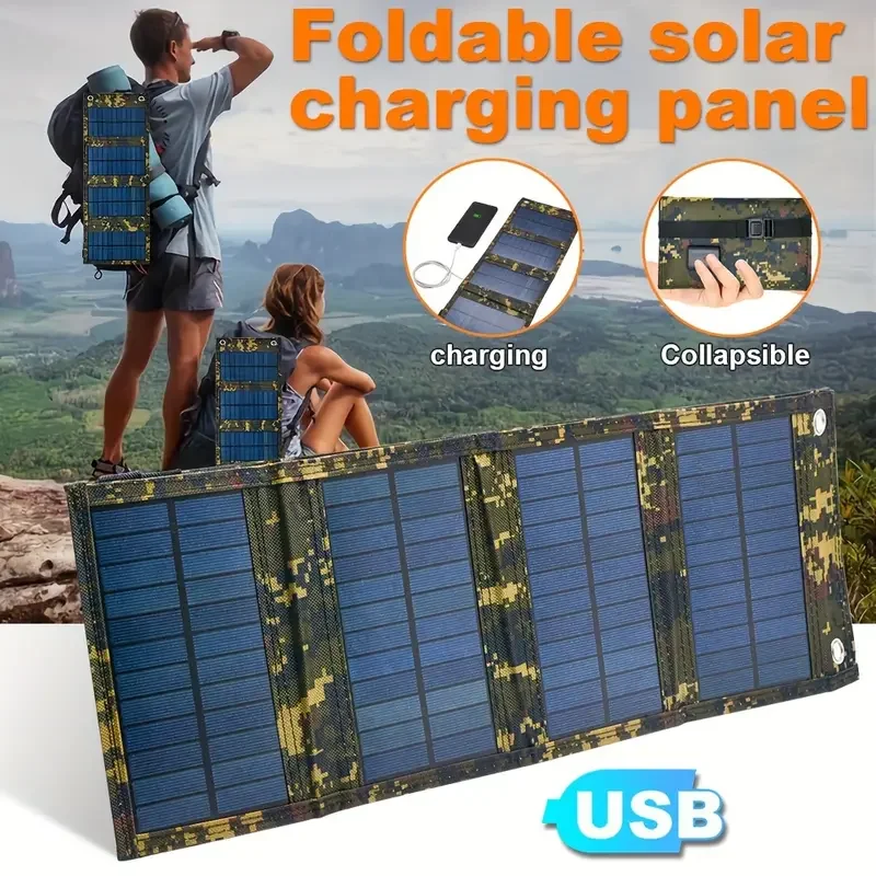 المحمولة USB لوحة طاقة شمسية ق - مراجعة Folding Solar Panel وسعره