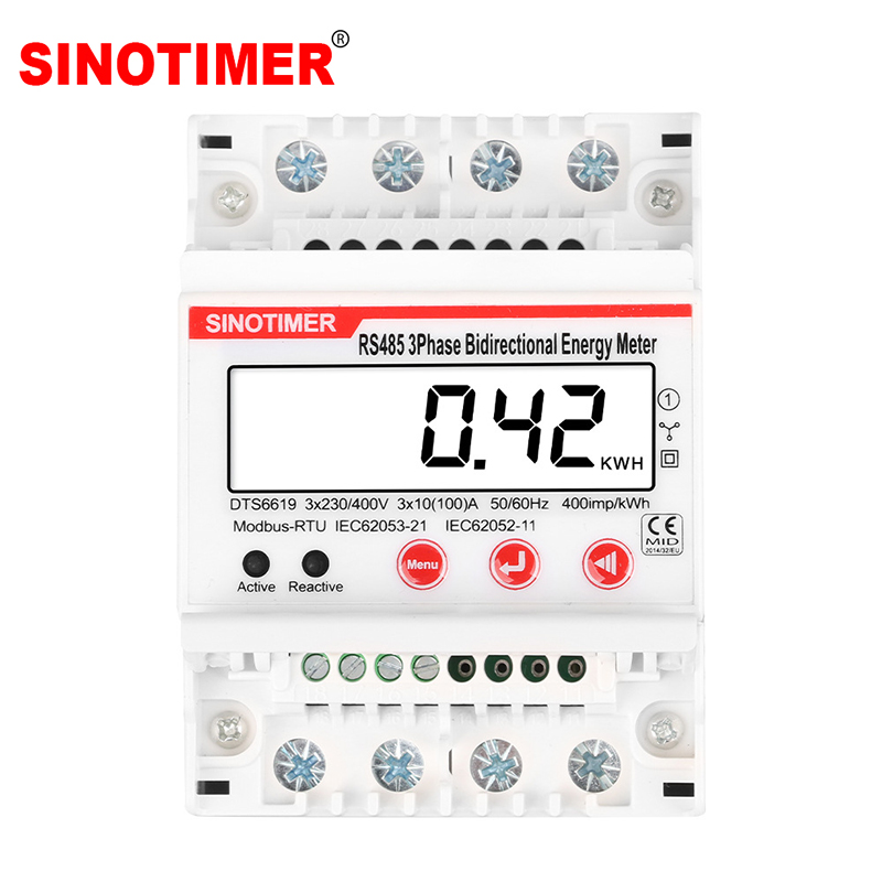 3 المرحلة ثنائي الاتجاه مقياس  - مراجعة Energy Meter Bidirectional وسعره