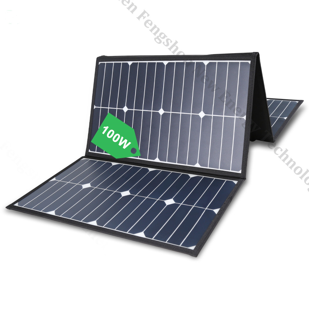 شاحن لوحة شمسية محمول قابل للط - مراجعة Folding Solar Panel وسعره