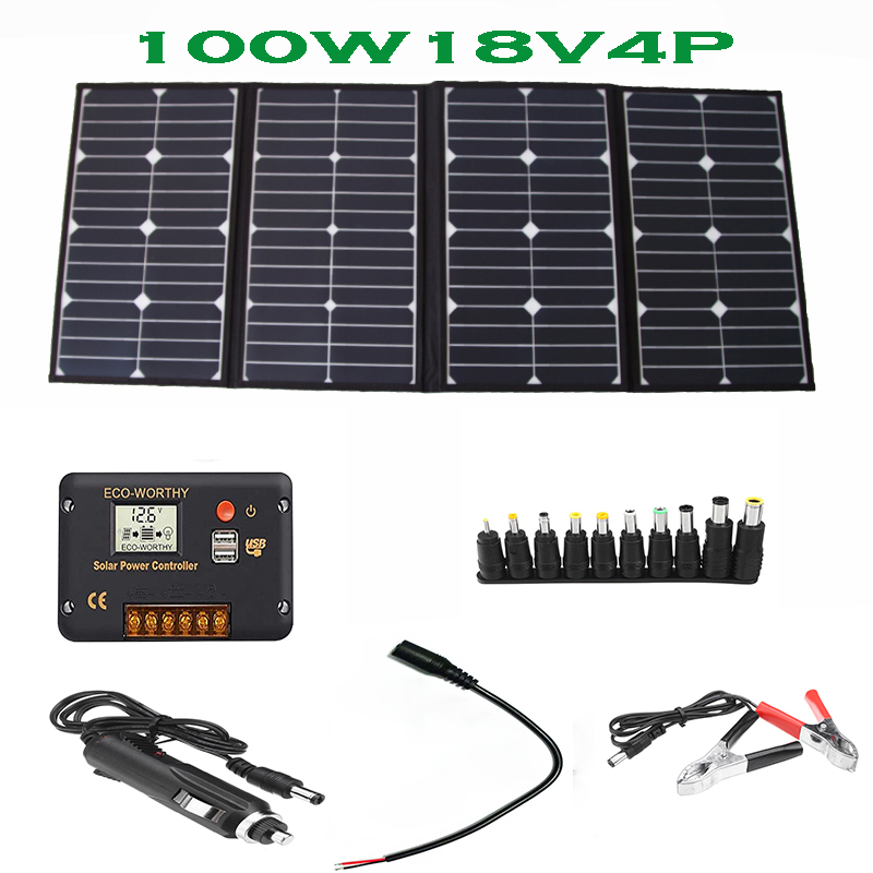 شاحن لوحة شمسية محمول قابل للط - مراجعة Folding Solar Panel وسعره