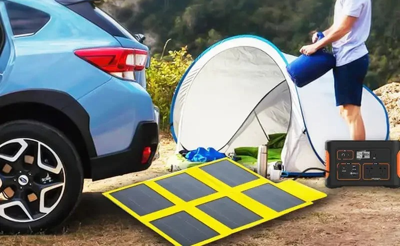 شاحن لوحي محمول قابل للطي، شاح - مراجعة Folding Solar Panel وسعره