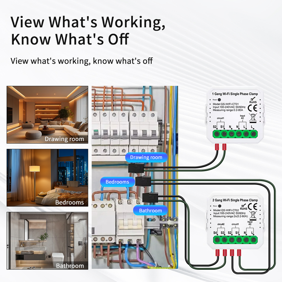 Tuya Wifi مقياس الطاقة الذكي 8 - مراجعة Energy Meter Bidirectional وسعره