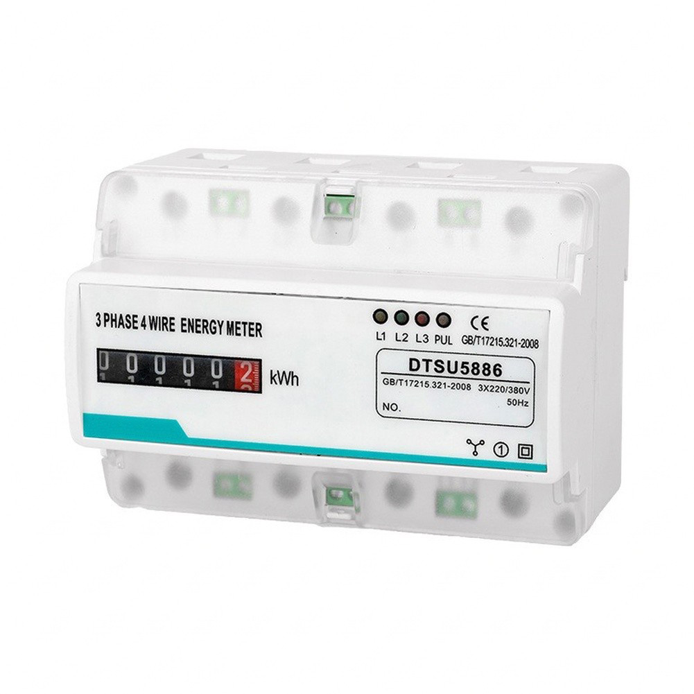 عداد طاقة ثلاثي الأطوار رباعي  - مراجعة Energy Meter Bidirectional وسعره