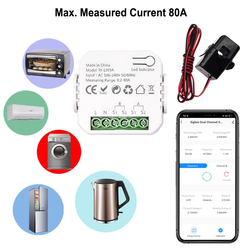 عداد طاقة ذكي بتقنية ZigBee ثن - مراجعة Energy Meter Bidirectional وسعره