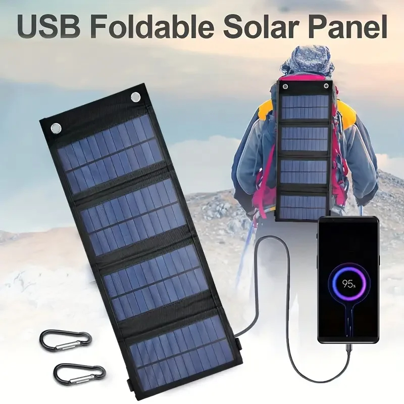 لوحة شمسية محمولة قابلة للطي ب - مراجعة Folding Solar Panel وسعره